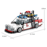 Mini Ghost Racing Car Building Blocks 562PCS MOC Model Car Bricks DIY Assembly Toy Kids Adults Halloween Christmas Birthday Gift