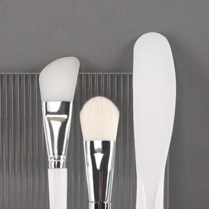 DIY Facial Mask Bowl Brush Set Soft Glue Silicone Home Made Diaphragm Bowl Spa Beauty Makeup Skin Care Tools 3Pcs Set