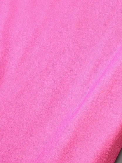 Plus size 2025 verão nova moda feminina casual com decote em v 3d impresso vestido de manga curta poliéster rosa elegante