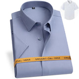 New Fabric 80% Cotton 15% Elastic Silk 5% Spandex No-Iron Anti-Wrinkle Men's Long Sleeve & Short Sleeve Formal Shirts