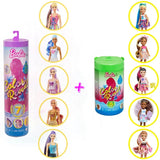 Genuine Barbie Color Reveal Foam Dolls Pet Friend with 25 Surprises Scented Bubbles Princess Doll Toys for Girls Gift