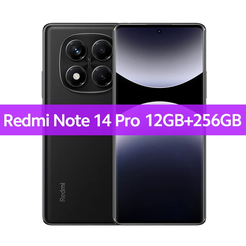 Global version Xiaomi Redmi Note 14 Pro Smartphone 200MP AI camera Helio G100-Ultra NFC 6.67" AMOLED display