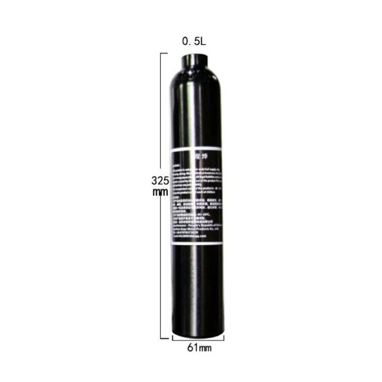 4500psi Soda Drink Gas Filling Bottle 300Bar High Pressure Air Cylinder Aquarium Plant CO2 Tank Dive Oxygen Tank Thread M18*1.5