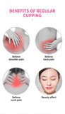 4-Piece Set Silicone Vacuum Cupping Set Cupping Cups Cans Suction Cup Therapy Back Body Detox Massage Anti Cellulite