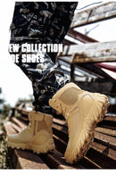 Upgraded Tactics Combat Training Boots Male Outdoors Camping Anti-wear Rapid Response Hiking Shoes Fishing Hunting Sneakers Men
