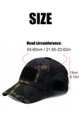 1/2pcs New Men's Camouflage Baseball Cap Breathable Sunscreen Hat Outdoor Sports Hunting Hiking Camping Beach Fishing Sun Hat