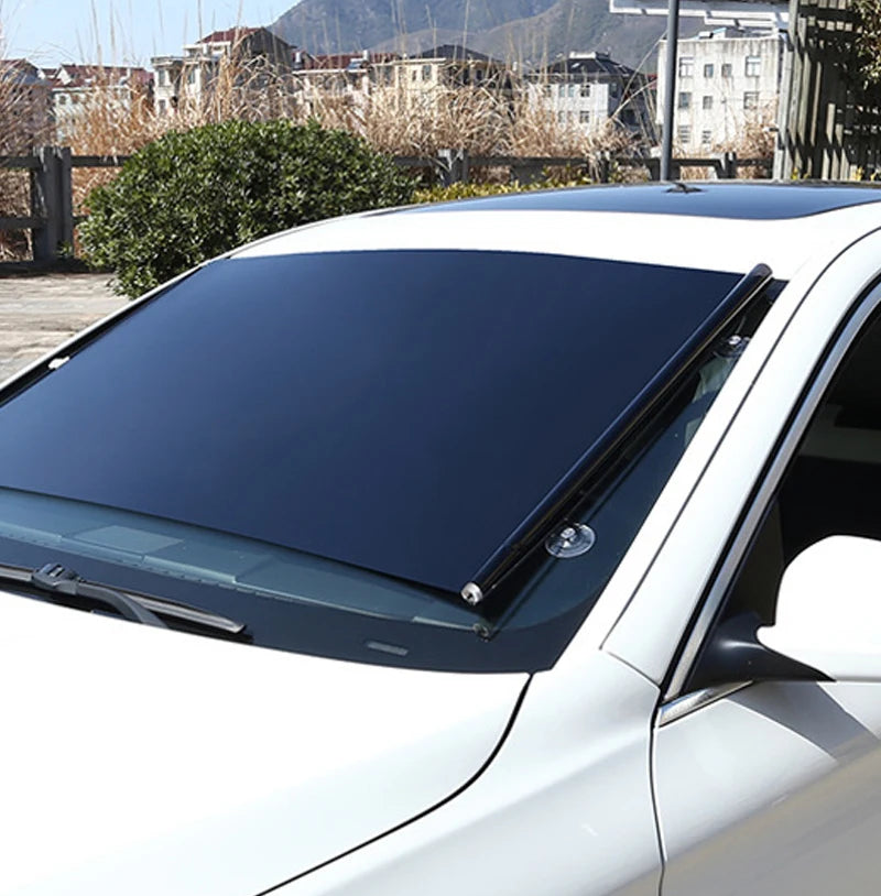 Sunshade Roller blinds Curtains Blackout Curtain Suction Cup Punch-free Retractable Window Kitchen Roller Curtains for Bedroom