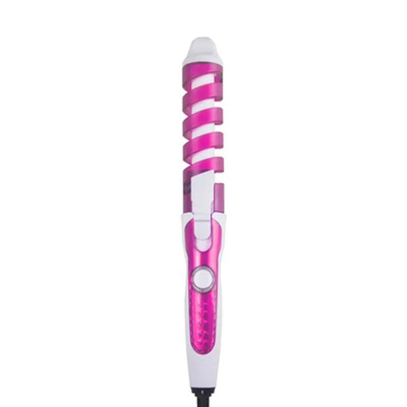 Rizador de pelo profesional, rizador de espiral mágico, varita rizadora de calentamiento rápido, moldeador de cabello eléctrico