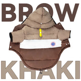 Chaqueta de algodón de invierno para perros, ropa cálida para mascotas, abrigo para cachorros, perros pequeños, medianos, gatos, chihuahuas, bulldogs y malteses.