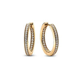 2024 New 925 Silver Plated Double Hoop Earrings For Women Butterfly Sun Moon Heart DIY Accessories 