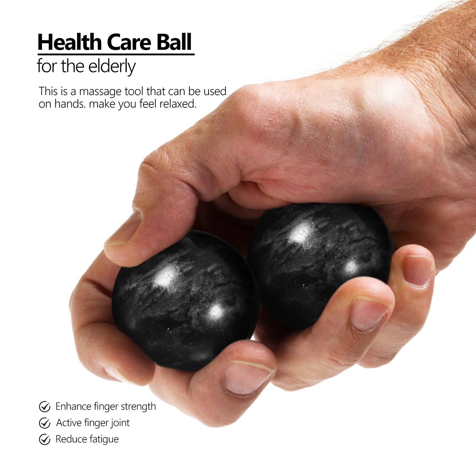 Pelotas antiestrés para adultos, bolas de jade, ejercicios de meditación, alivio del estrés, relajación, zen, salud china, Baoding
