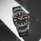 New Style NAVIFORCE Men's Wrist Watch 3ATM Waterproof Stainless Steel Band Luminous Pointer Display Luxury Boys Watches Gifts