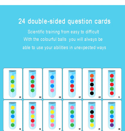 Juguetes de motricidad fina para niños, entrenamiento de concentración, juego de cuentas con pinzas, electrodomésticos de educación temprana, educación Montessori