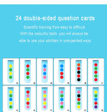 Children's fine motor training toys, concentration training, clip bead game, early education tools, Montessori education