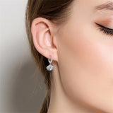 925 prata esterlina brilhante estrela do mar concha brincos jóias para mulheres moda pequeno brinco de prata luxo 2023 novo em