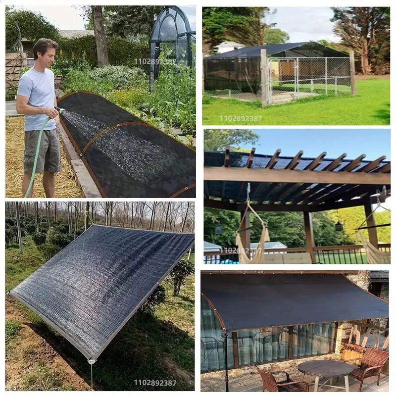 Garden sunshade net, UV protection, outdoor pergola, sunshade, swimming pool sunshade, plant canopy