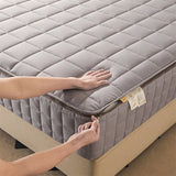 Six Sides All Inclusive Mattress Cover with Zipper Thicken Fitted Sheet Quilted Mattress Protector Pad Couple Customized Size
