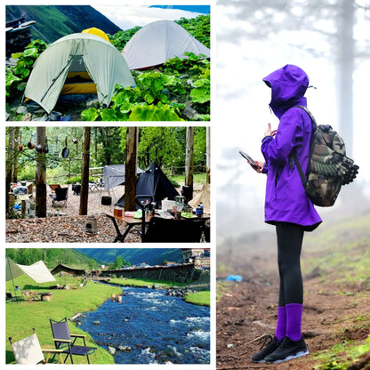 5/10PCS Luggage Strap Elastic Strap Fixed Elastic Cord Socket Fixed Small Hook 4mm Latex Mini Rope Camping Accessories