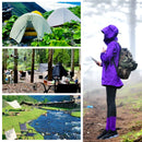 5/10PCS Luggage Strap Elastic Strap Fixed Elastic Cord Socket Fixed Small Hook 4mm Latex Mini Rope Camping Accessories