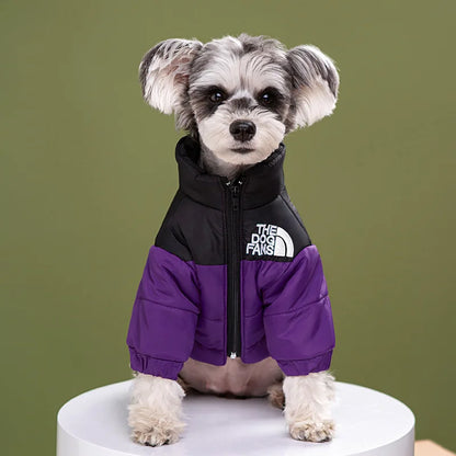 Puppy Coat Dog Down Jacket The Dog Fans Winter Pet Clothes for Small Medium Dogs Warm Thick Dog Vest French Bulldog Dropshipping