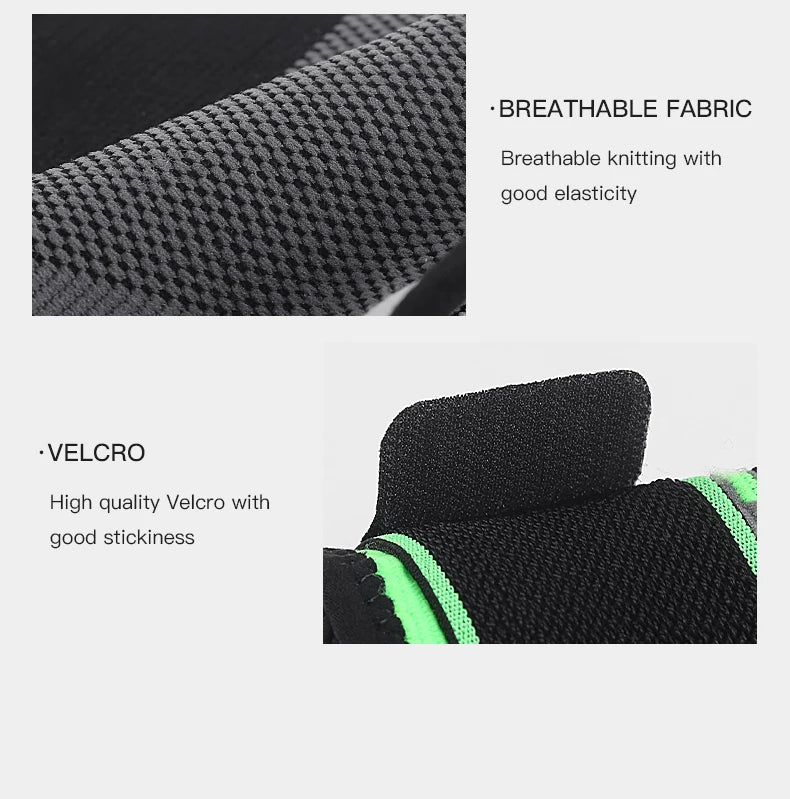 1Pcs Knitting Wrist Support Elastic Adjustable Bandage Hand Sport Wristband Gym Support Hand Guard Wrap Carpal Tunnel