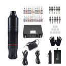 Tattoo Kit Rotary Tattoo Machine Pen Needles Tattoo Inks Power Supply Tattoo Foot Pedal for Tattoo Beginners