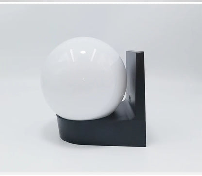 Outdoor Wall Lamp Balcony Bedroom Corridor Courtyard Lamp Acrylic Lamp Shade E27 Spherical Wall Lamp Upper and Lower Wall Lamp