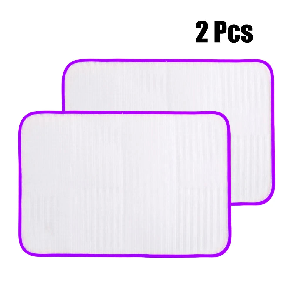 Tampas De Tábua De Engomar Resistente Ao Calor, Pano Proteja O Vestuário, Roupas De Ferro, Almofada De Isolamento Protetora, 2Pcs