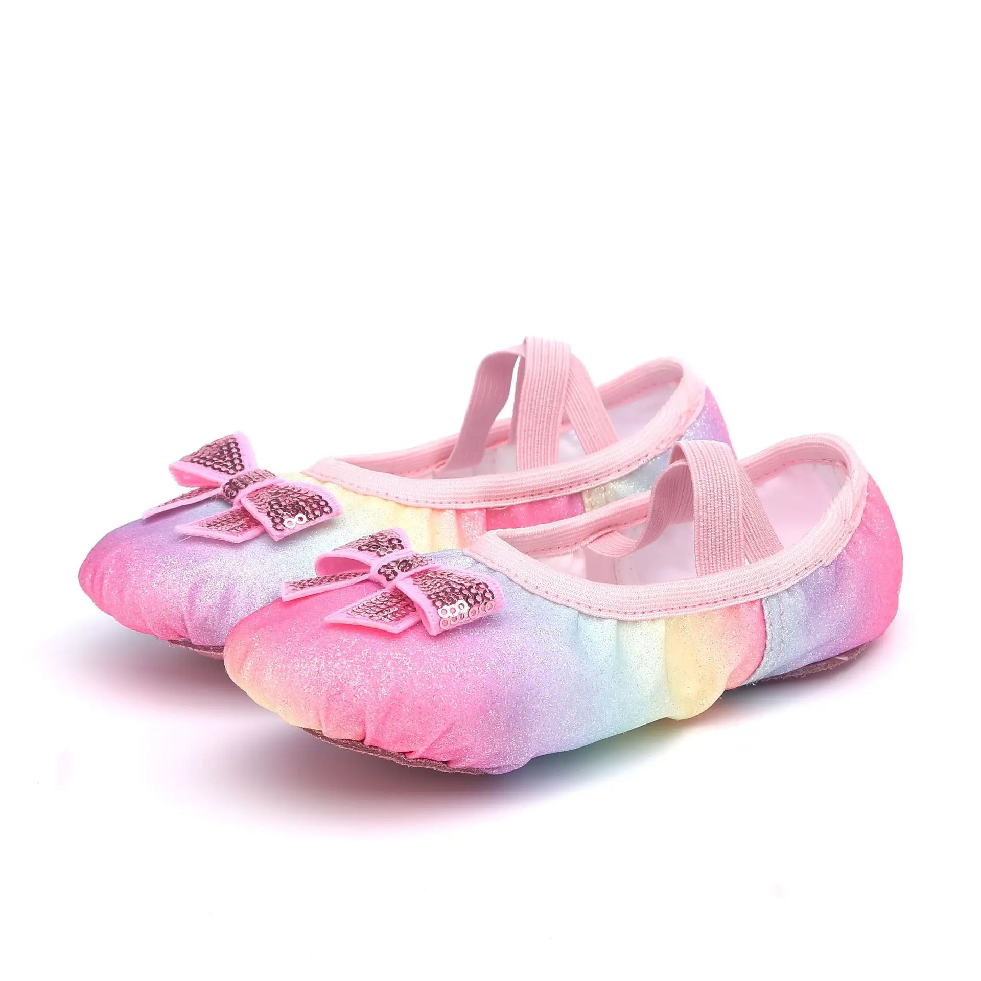 Children's Dance Shoes Soft Sole Training Shoes Children's Ballet Dance Shoes Girls' Chinese Dance Performance Cat Claw Dance