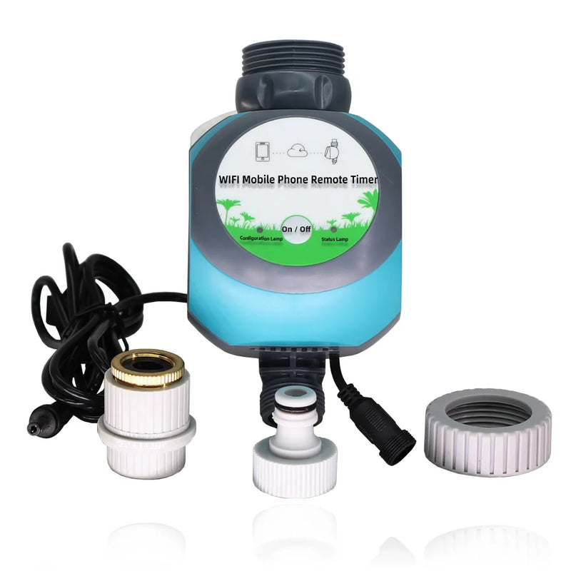 Temporizador de agua automático para jardín, WIFI, control remoto para teléfono móvil, riego para interiores y exteriores, soporte Tuya Smartlife