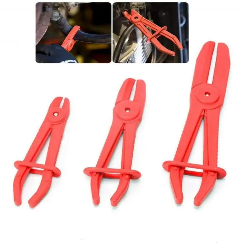 Nylon Hose Clamp Pliers for Car Repair; 1/3 Set Hands Free Brake Fuel Water Line Clamp Tool
