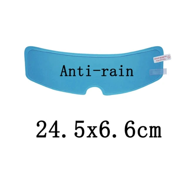 Motorcycle Helmet Transparent Rainproof/Anti-fog Helmet Lens Durable Nano Coating Sticker Safety Driving Motorbike Helmet Accessories 
