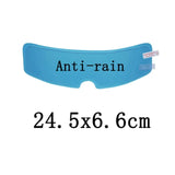 Motorcycle Helmet Transparent Rainproof/Anti-fog Helmet Lens Durable Nano Coating Sticker Safety Driving Motorbike Helmet Accessories 
