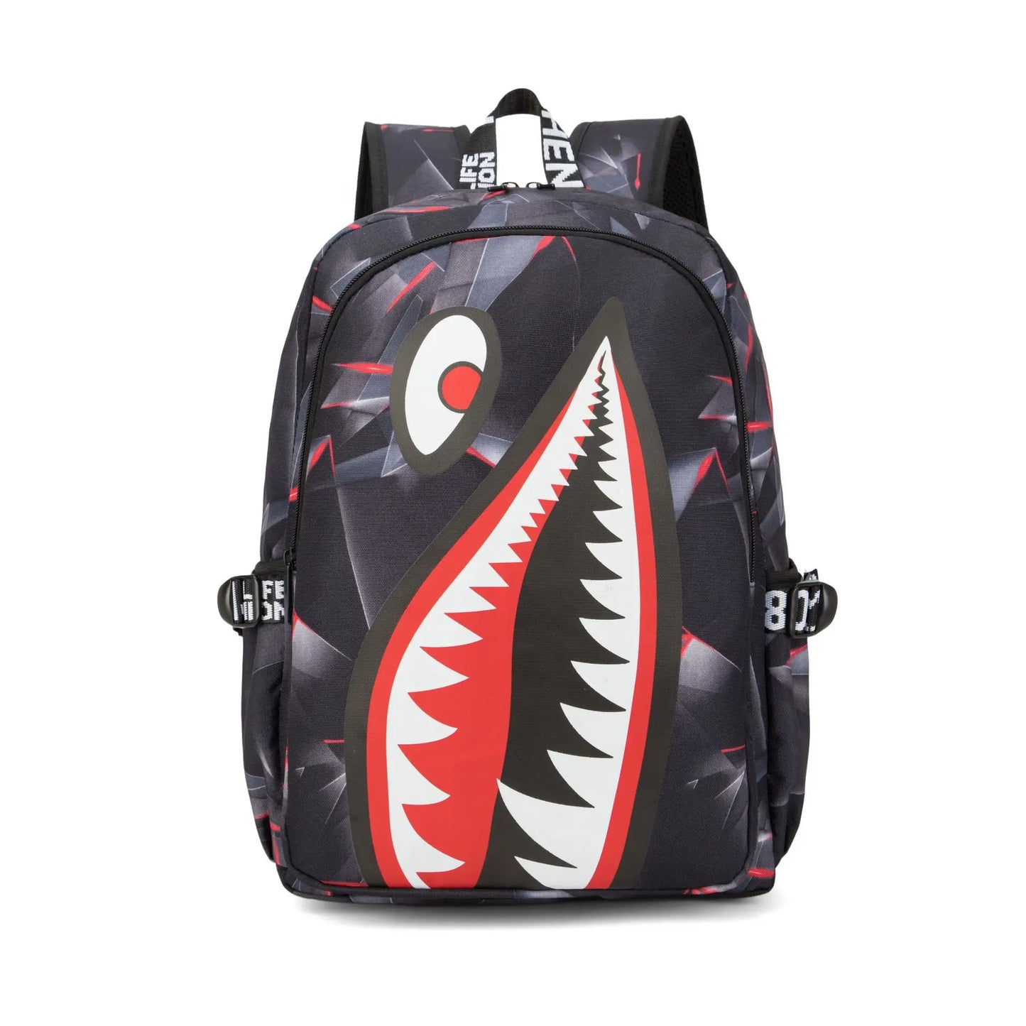 Camo Bookbag for Middle Shark Backpack Boys for Kids School Bags Travel Back Pack
