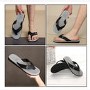 Men's Casual Flip Flops Fashion Beach Shoes Men Summer Non-Slip Flat Slides Mens Slippers Indoor House Shoes Man Male Slipper