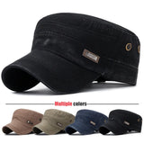 Military Cadet Flat Cap Fashion Clothes Adjustable Snapback Hat Unisex New Fashion Classics Outdoor Casual Sport Baseball Cap