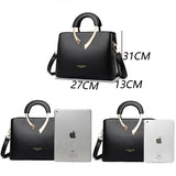 2026 New Style Crossbody Bag Medium Mom Bag Lychee Pattern Large Soft PU Zipper Closure Daily Use Fashionable Ladies Handbag Sac