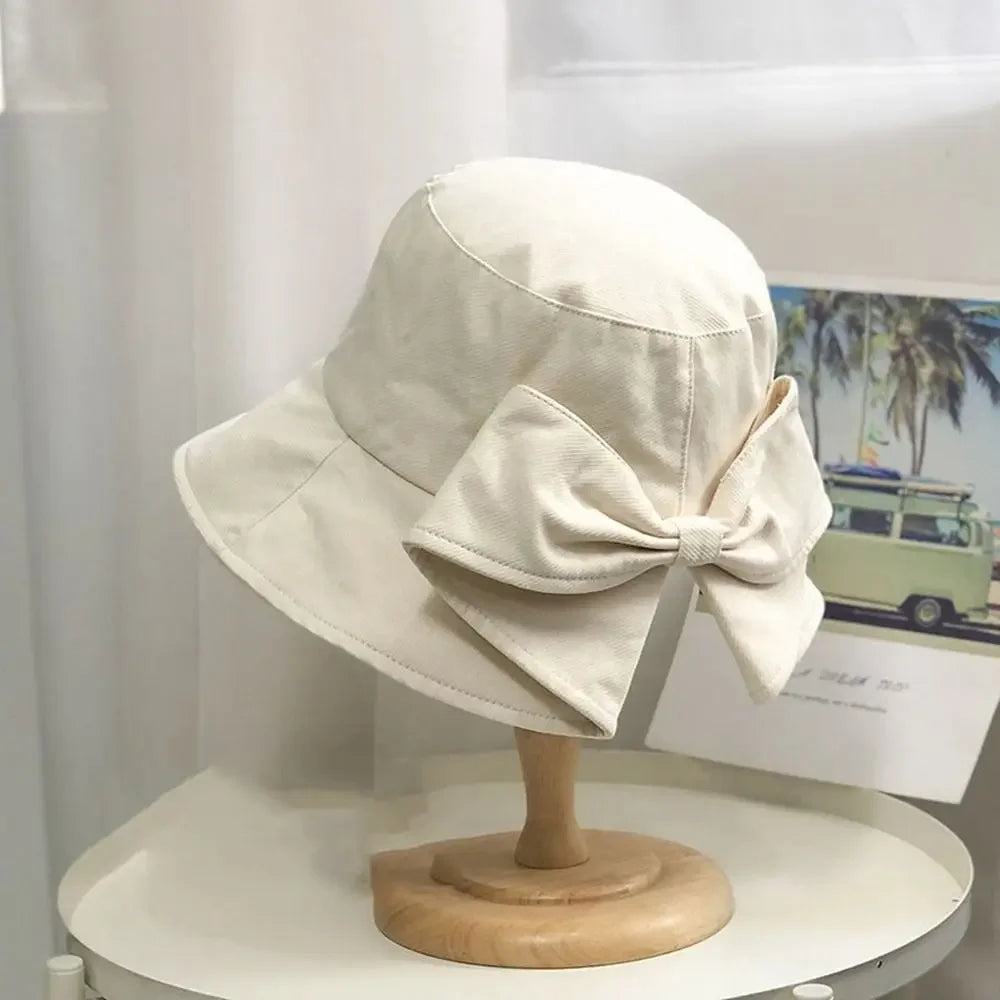 Women's Cotton Fabric Bucket Hats High Quality 10 Colors Unisex Women Summer Hat Sunbonnet Cap Outdoor Fisherman Hat