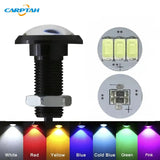 CARPTAH 1pcs Eagle Eye LED Car Light Daytime Running Lights DRL Car Parking Signal Lamp 12v 18mm 23mm For Motorcycle Auto