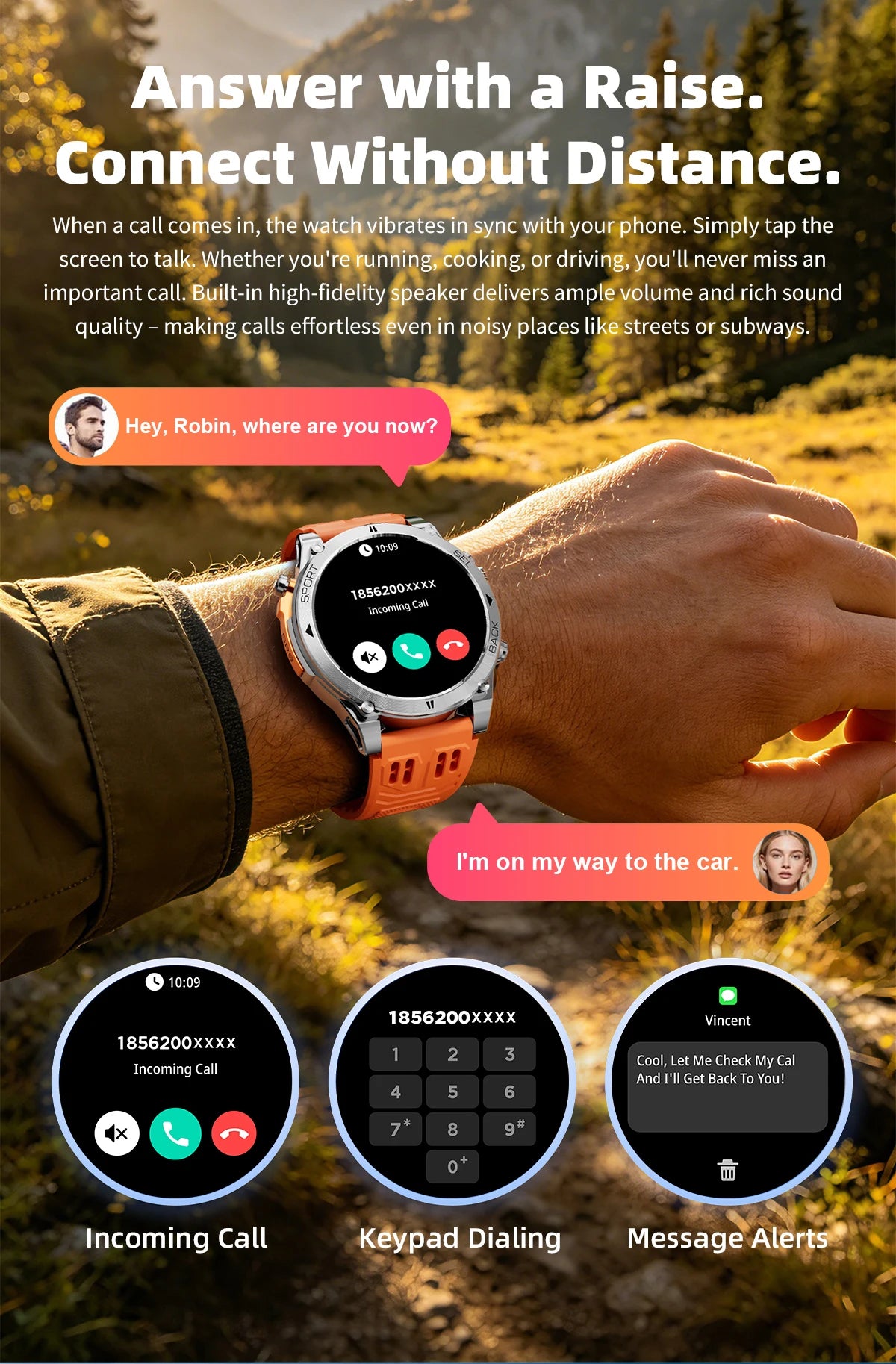 Novo Smartwatch Masculino T-RX4 Ultra GPS 2026 – Posicionamento GPS de 6 satélites, resistência à água 10ATM, bateria de 850mAh, bússola e mais de 170 modos esportivos.
