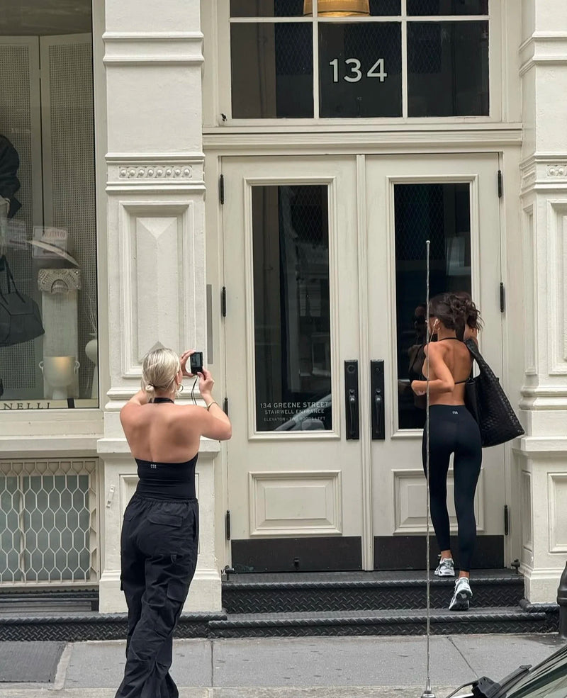 CSB Fitness High-Waist Yoga Pants - Freedom Series - Stretchy Tight High-Waisted Tush-Up Shark Pants