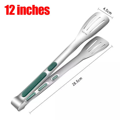 3/1Pcs Stainless Steel Food Tongs Meat Salad Bread Clip Barbecue Grill Buffet Clamp Non Slip Tongs Cooking Tools Kitchen Gadgets