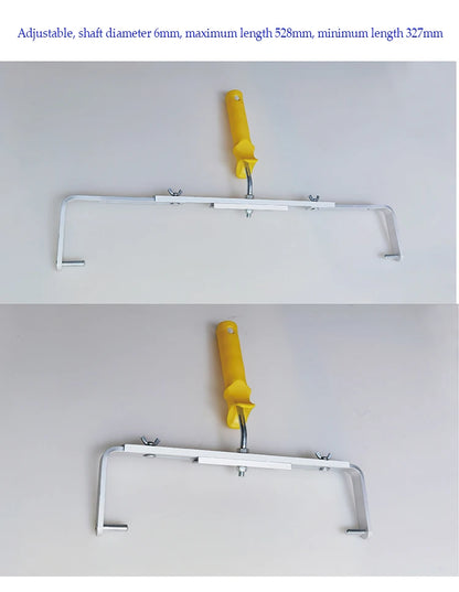 18inch Paint Roller Brush Short-Middle-Long Plush Painting Handle Tool For Wall Decorative 6MM/9MM Painting Handle Tool Support