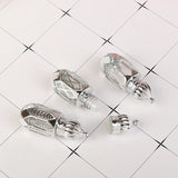 Mini Glass Roll on Bottle Hot Stamped Silver Rollerbal Essential Oil Container Blending Perfume Bottle Empty Essential OilBottle
