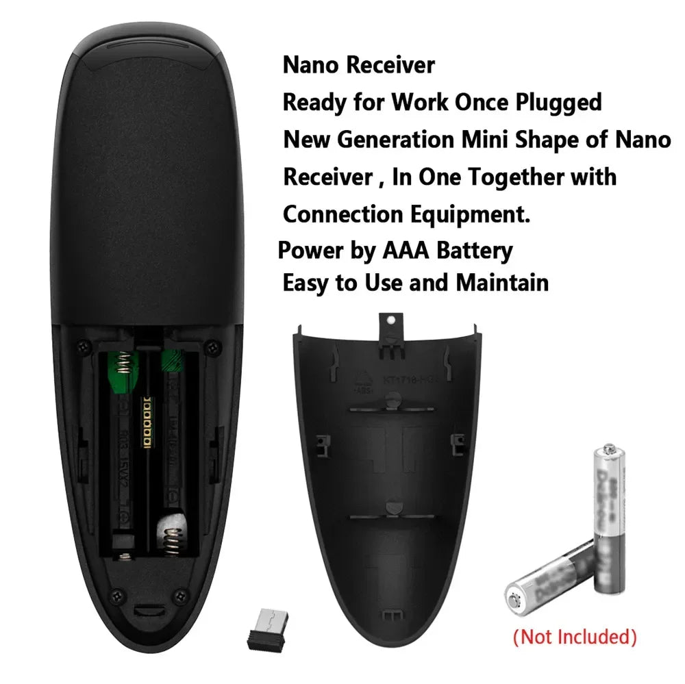 G10S G10SPRO G10BTS G10SPROBT Air Mouse Voice Remote Control 2.4G Wireless Gyroscope IR Learning for Android TV Box PC
