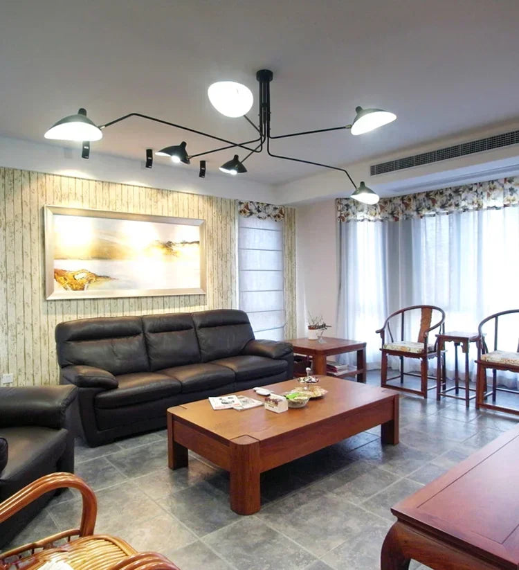 Modern Creative Spider Grabbing Pendant Light Personalized and Simple Living Room LED Ceiling Lamp Bedroom and Study Light