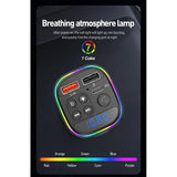 Car MP3 Player with Wireless FM Transmitter and USB-C Fast Charging Port for Reliable Connection and Hands-Free Use