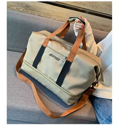 Bolsa de gimnasio de viaje, equipaje de corta distancia, bolsas de fitness portátiles, bandolera, bolso de pecho, bolso de mano, bolso de mano, bolso de fin de semana