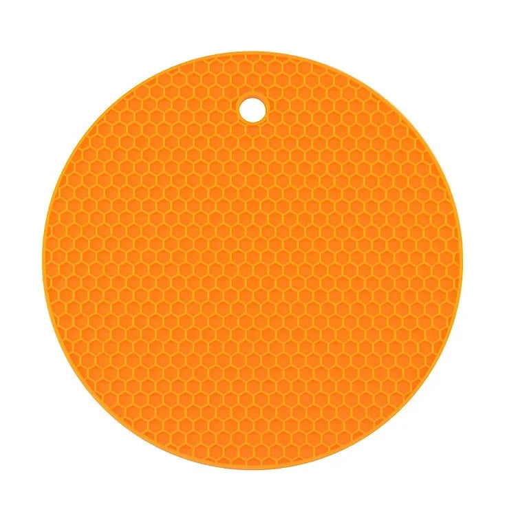 18/14cm Round Heat Resistant Silicone Mat Drink Cup Coasters Non-slip Pot Holder Table Placemat Kitchen Accessories Onderzetters