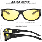 Car Night Vision Driving Glasses Anti-Glare Motorcycle Bicycle Driver Goggles UV Protection Sunglasses Eyewear Car Accessories